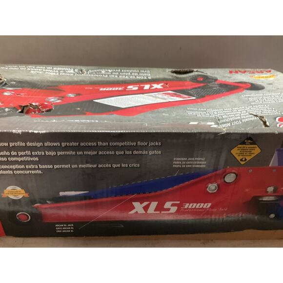 Arcan 3-Ton Aluminum & Steel Floor Jack Heavy Duty XLS 3000 LIGHT USE - Picture 1 of 6